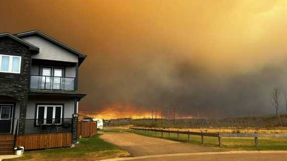 Parts of Canadian city in oil sands region evacuated as wildfire draws near