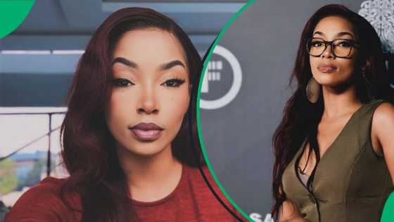 Rouge posts gorgeous selfies, Mzansi raves over the rapper's face card: "You’re so beautiful"
