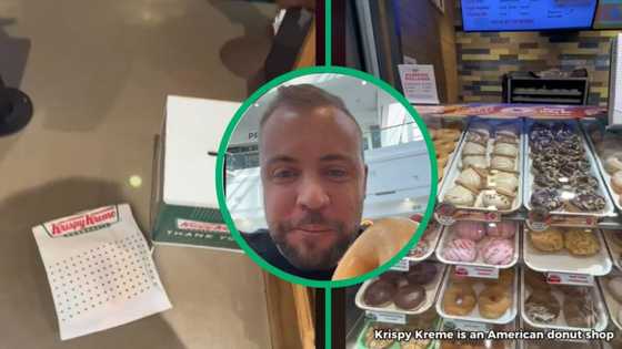 American man compares SA Krispy Kreme to USA doughnuts, TikTok video has Mzansi debating his analysis
