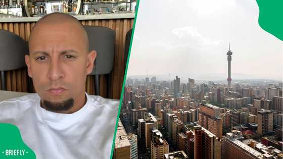 DJ Warras expresses disappointment over Johannesburg's state in photo: "It's being destroyed"
