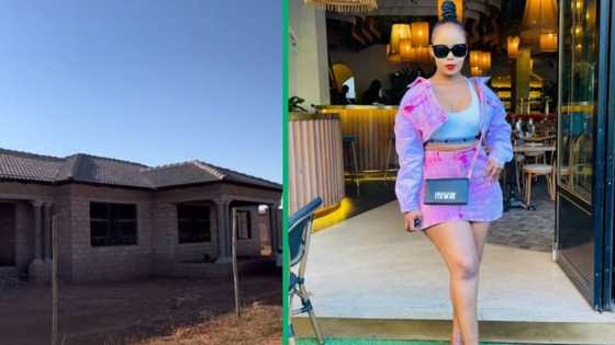 25-Year-old sets internet abuzz after building her mother a dazzling house at a young age