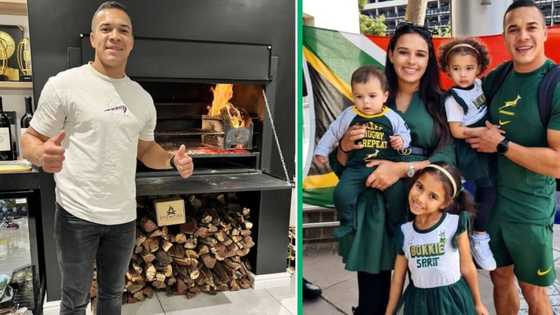 Springbok player Cheslin Kolbe celebrates daughter Mila on 3rd birthday, shares 7 cute family photos
