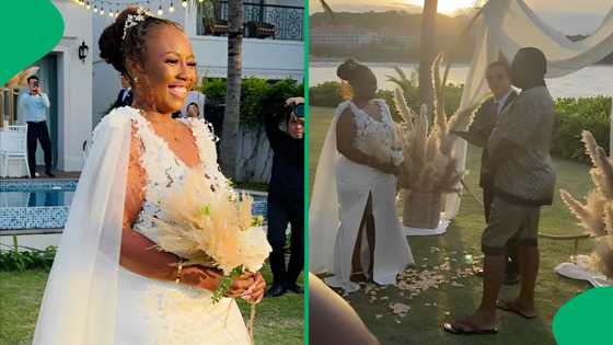 "Groom is just here for vibes": Man weds in Gucci shorts set and sandals, SA astonished