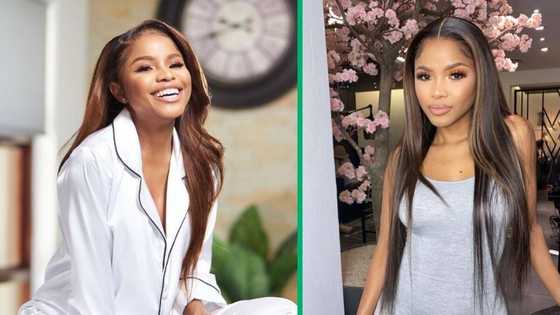 Khanya Mkangisa announces birth of baby boy, reveals baby bump in stunning pregnancy photoshoot