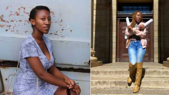 Halala: Beautiful lady graduates, earns 2 degrees in Nuclear Science & Physics