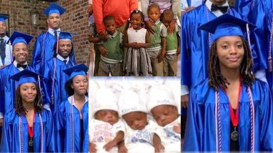 Meet the Harris family sextuplets who just graduated from high school
