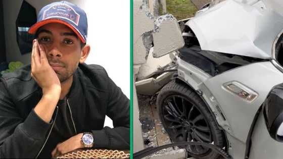Cape Town man’s TikTok video of Mini Cooper Crash into his wall goes viral, praised for editing skills