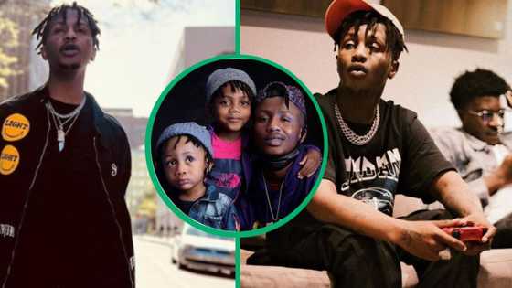 Emtee shows off sweet pictures of his sons Avery and Logan, says he is blessed: "wonderful feeling"