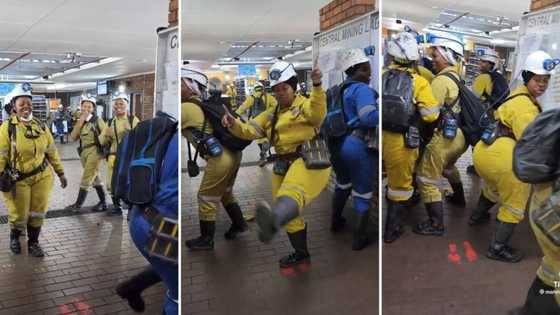 Video of female coal miners performing spicy group dance in overalls has SA admiring hard workers in TikTok video