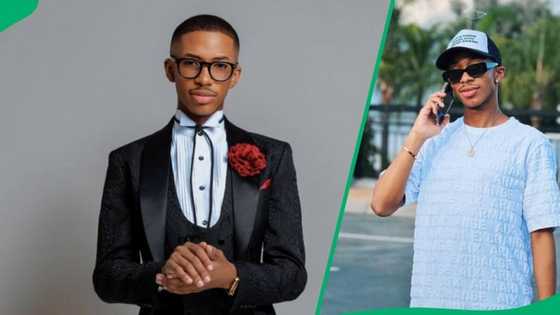 Lasizwe breaks the internet with hot outfit made from his Volvo EX30's seat covers, Mzansi approves