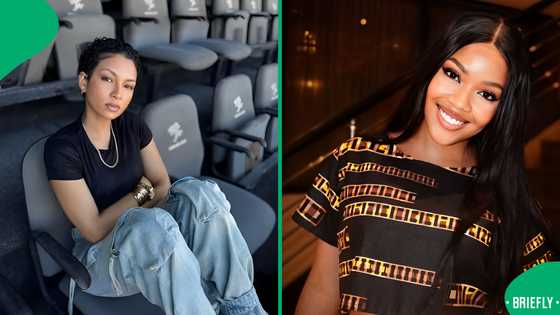 'BBMzansi' stars Ashley Ogle and Liema Pantsi hang out together, SA reacts: "They look so beautiful"