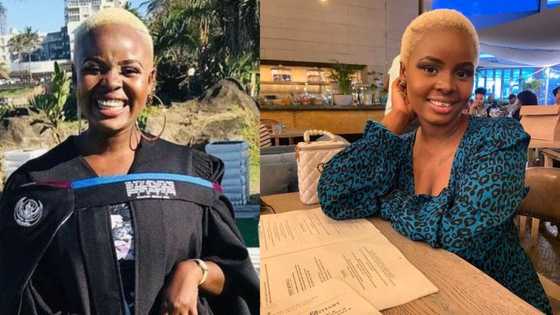 Beautiful hard working woman celebrates graduation online: "All in one package"