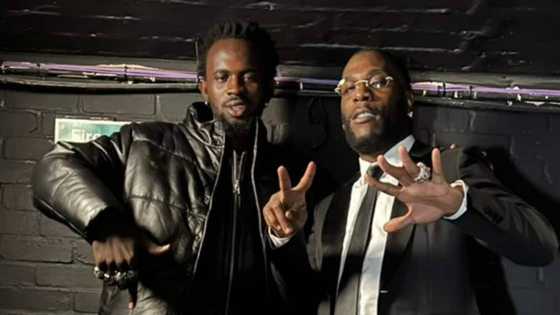 Black Sherif and Burna Boy reunite ahead of epic concert in London, people touched by heartwarming pictures