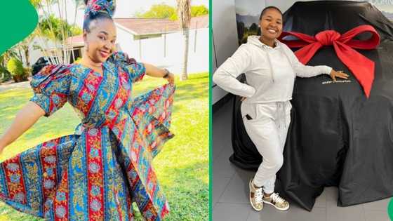 Woman celebrates owning her own luxurious BMW SUV, congratulations rain down from SA netizens