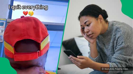 "I quit everything": Petrol attendant's emotional breakdown sparks speculations, SA shows support