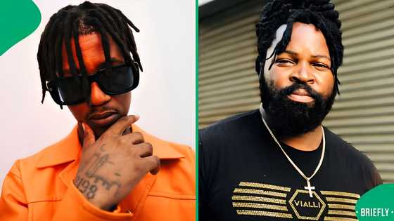 Emtee and Big Zulu bury the hatchet, share pictures in the recording studio