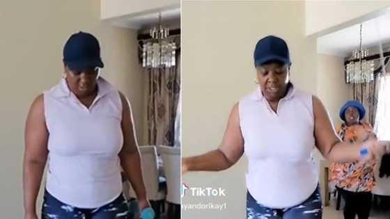 SA domestic worker mocks employer's workout routine, viral TikTok has Mzansi laughing