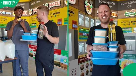"I just got 1kg of flour for R12": Man spends R100 on groceries at Skubu, gets change