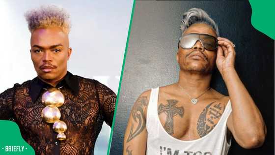 Somizi Mhlongo shares throwback movie clips, SA agrees he deserves his flowers: "He's the GOAT"