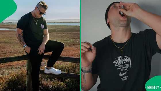 "It's not for the weak": American man chokes while trying grandpa for the first time, SA in stitches