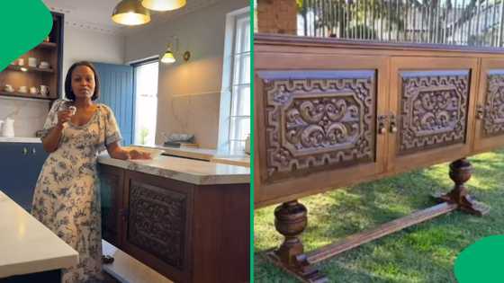 “How gorgeous is it?”: Wendy Sibiya turns r1,999 Facebook Marketplace sideboard into kitchen island