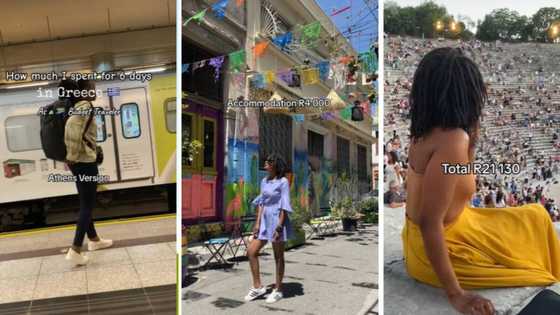 TikTok video of lady sharing how much it costs South Africans to travel to Greece impresses Mzansi