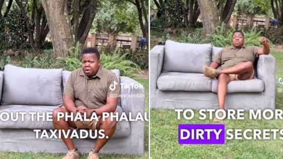 South African actor Themba Robin viral TikTok post pokes fun at Phala Phala farm scandal