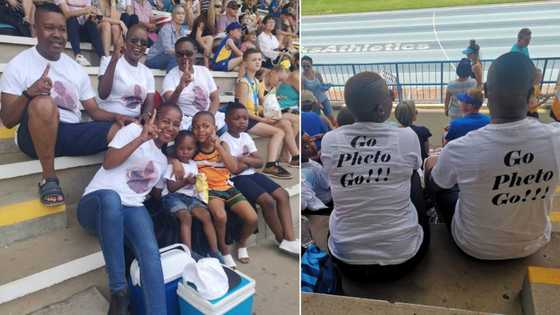 Proud lady shows off the support her fam gives to a young member: “We are that kind of family”