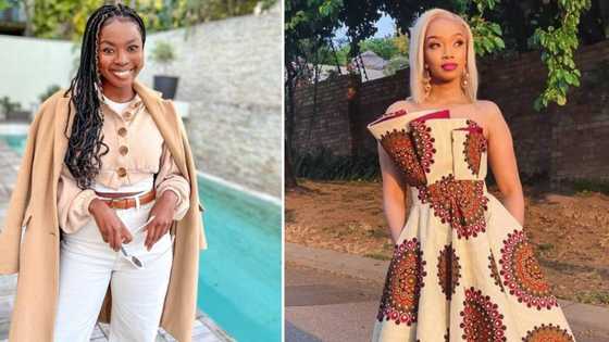 Dineo Moeketsi congratulates Nambitha Ben-Mazwi after winning Actress of the Year at VN Global Awards, peeps also laud the actress