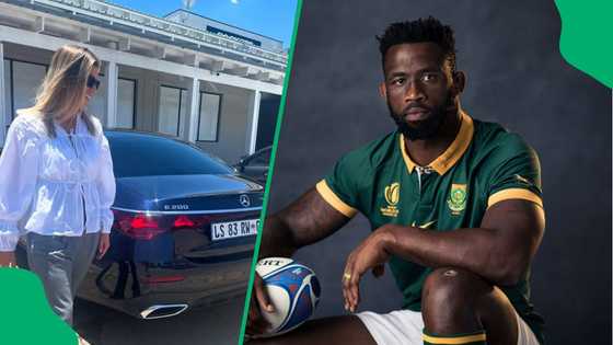 Rachel Kolisi shows last day with Mercedes and bemoans using Toyota Yaris, SA blames Siya Kolisi