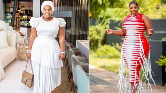 LaConco celebrates Valentine's Day by dropping 2 pics showing off her hourglass figure, SA screams body goals