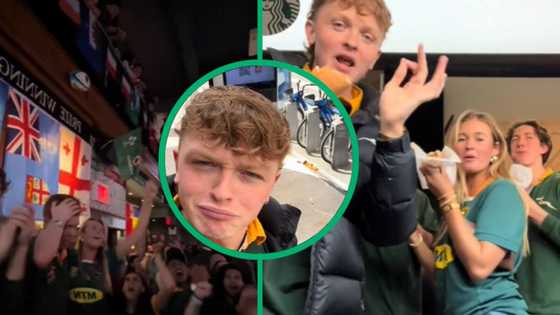 Young South African living in New York connects with Springbok supporters: Video has Mzansi proud