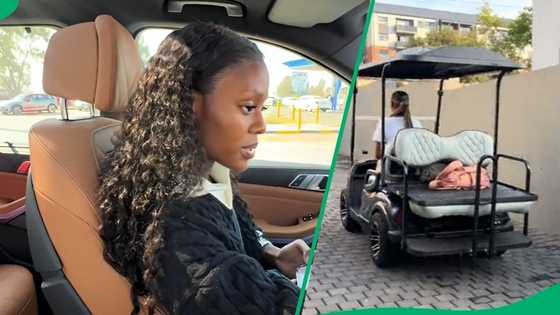 "I want my kids to live this kind of life": SA in awe of wealthy student driving golf cart