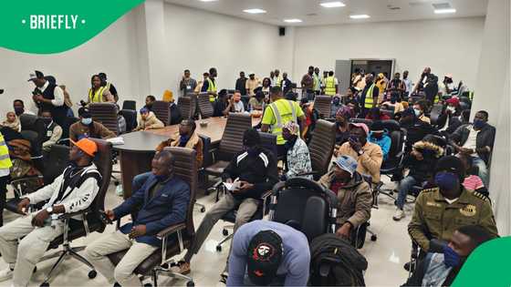 Repatriated Nigerians gifted free MTN SIM cards and 5-figure cash payouts to rebuild their lives