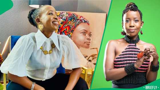 Ntsiki Mazwai shares beautiful picture of her family, fans react: "Family over everything"