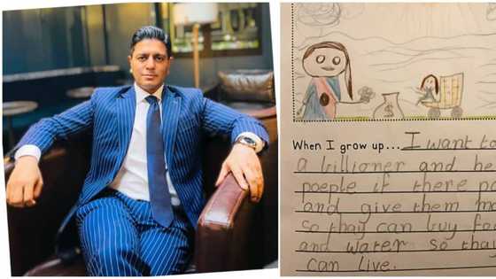 Man shares sweet note he found in little daughter's school book about her dreams