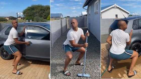 Man drops it down low: Hilarious new dance challenge leaves peeps in stitches