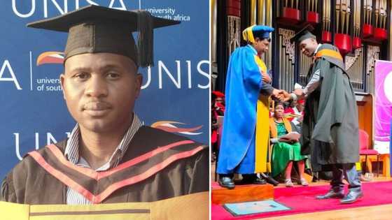 Limpopo policeman graduates with BA Police Science from UNISA: SAPS and Mzansi shower the Captain with praise