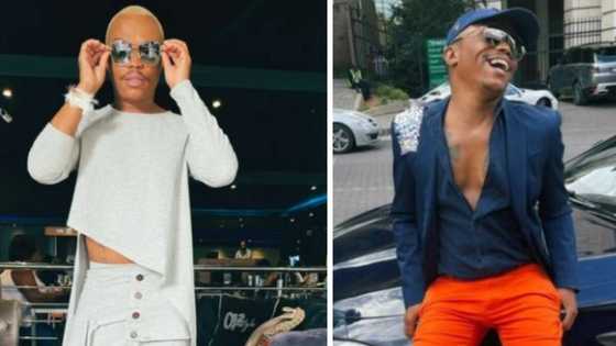 'It don't move': Somizi raves about hair & make up team, shares shower vid with wig and face beat intact