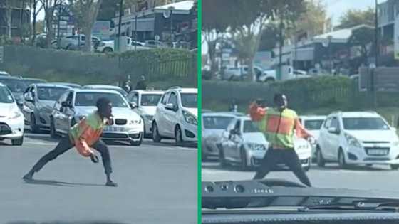 Man dances while directing Johannesburg traffic in TikTok Video, South Africans electrified by his energy