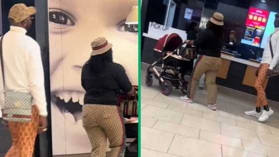 TikTok video of couple in South Africa dressed in matching Gucci at restaurant leaves many cracking jokes