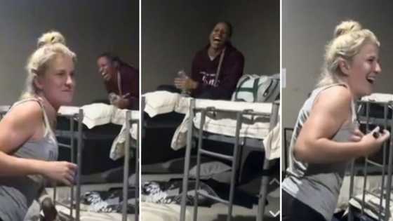 Mzansi howls over TikTok video of young white girl doing Bhepha challenge: “She left the beat behind”