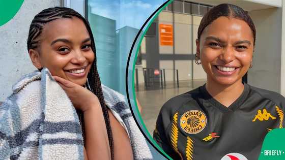 Former 'Umkhokha: The Curse' actress Hope Mbhele stuns in Kaizer Chiefs merch
