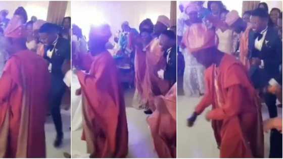 Swaggy father of the bride busts legit dance moves, impresses guests
