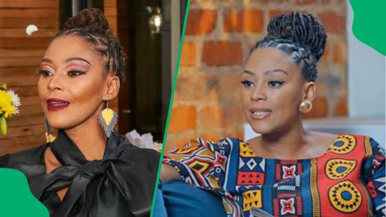 Letoya Makhene finally shows her newborn baby in touching family video