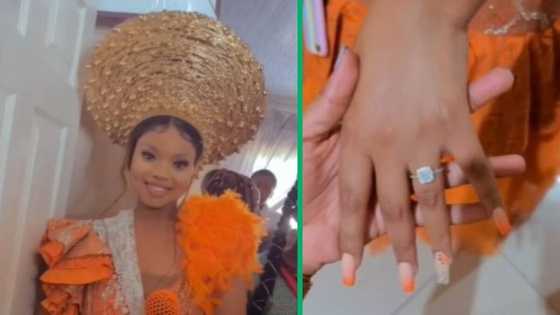 TikTok video shows woman's love life go from DMs to 'I do', engagement ring leaves Mzansi delighted
