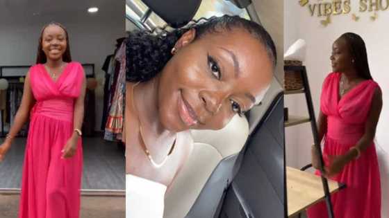 Cute boss babe: Young lady celebrates opening a physical store for her Instagram business