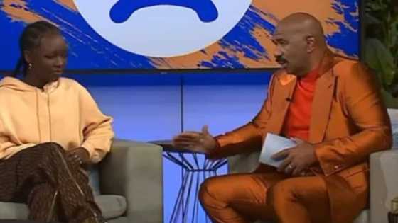 TV host Steve Harvey 'adopts' Elsa Majimbo as his niece on TV: "Call me when you need anything"