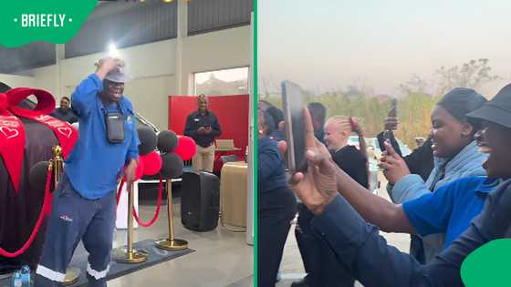 The way this dealership celebrated Mr Mbhele had strangers cheering too
