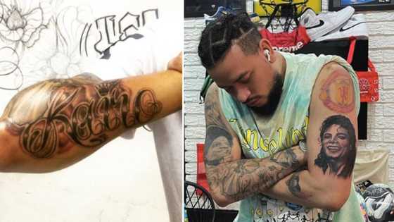 A look at AKA's tattoos and their meaning, from his all-time favourite artist's faces to daughter's name